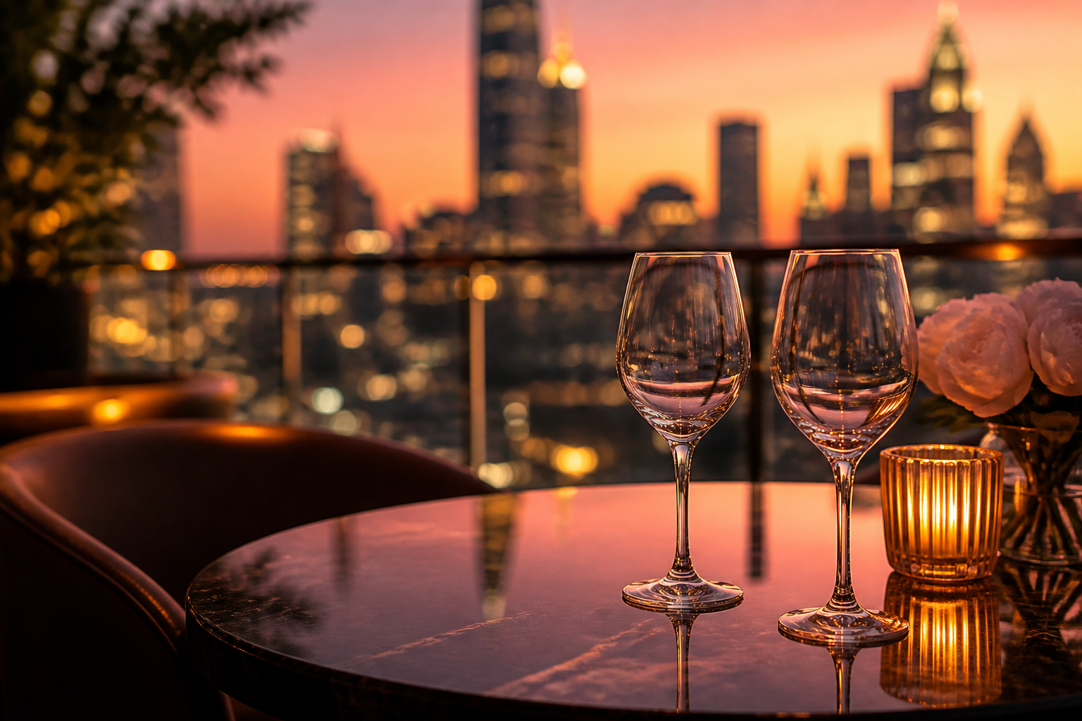 Partner venue rooftop experience
